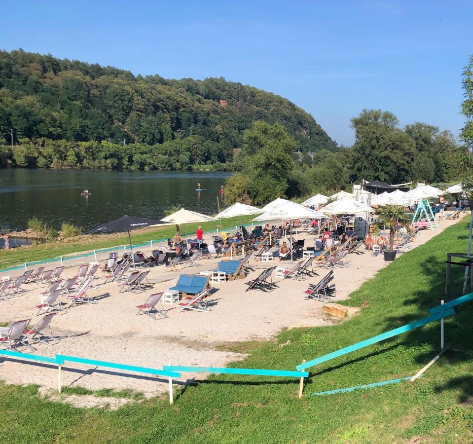 Wohnen Am Ufer Der Mosel In Trier Villa ภายนอก รูปภาพ